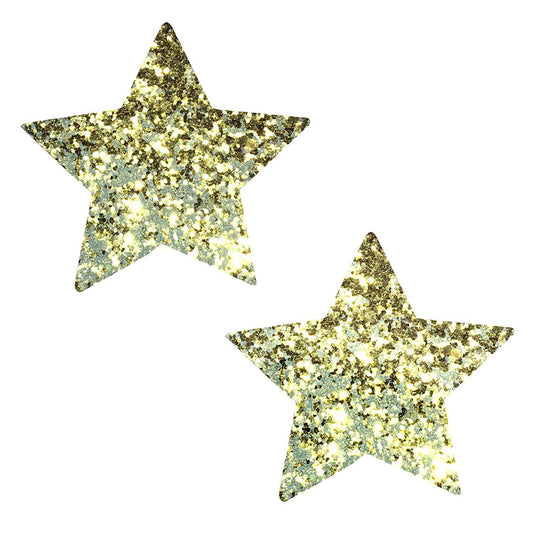 Neva Nude Pasty Star Super Chunky Glitter Gold
