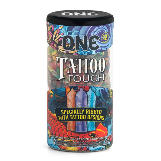 One Tattoo Touch Condom 12 Pack