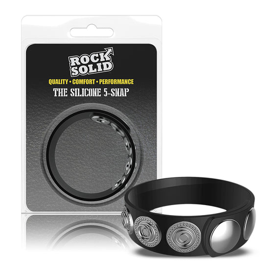 Rock Solid Silaflex 5-snap (adjustable) Black