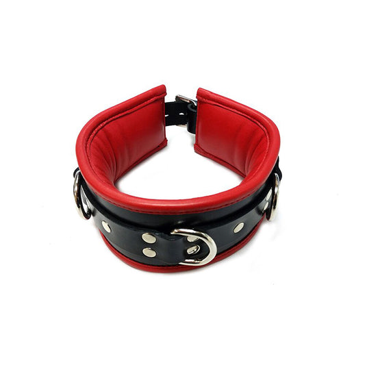Rouge Padded Collar Black/red