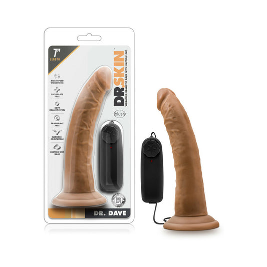 Dr Skin Dr Dave Vibe Cock W/suction Moch