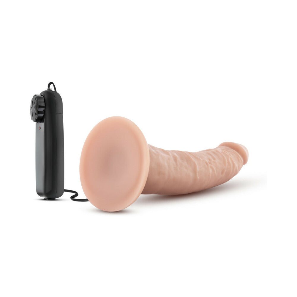 Dr. Skin - Dr. Dave - 7in Vibrating Cock With Suction Cup - Vanilla