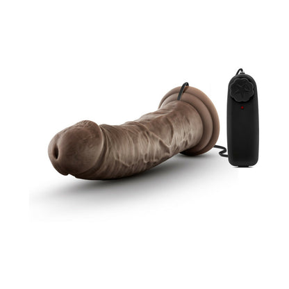 Dr. Skin - Dr. Joe - 8 Inch Vibrating Cock With  Suction Cup - Chocolate