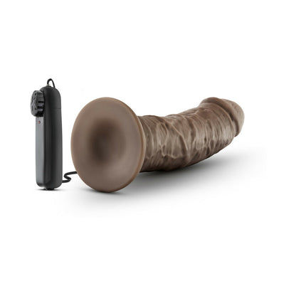 Dr. Skin - Dr. Joe - 8 Inch Vibrating Cock With  Suction Cup - Chocolate