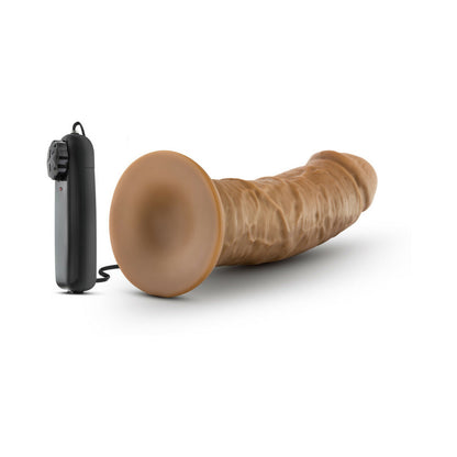 Dr. Skin - Dr. Joe - 8 Inch Vibrating Cock With  Suction Cup - Mocha