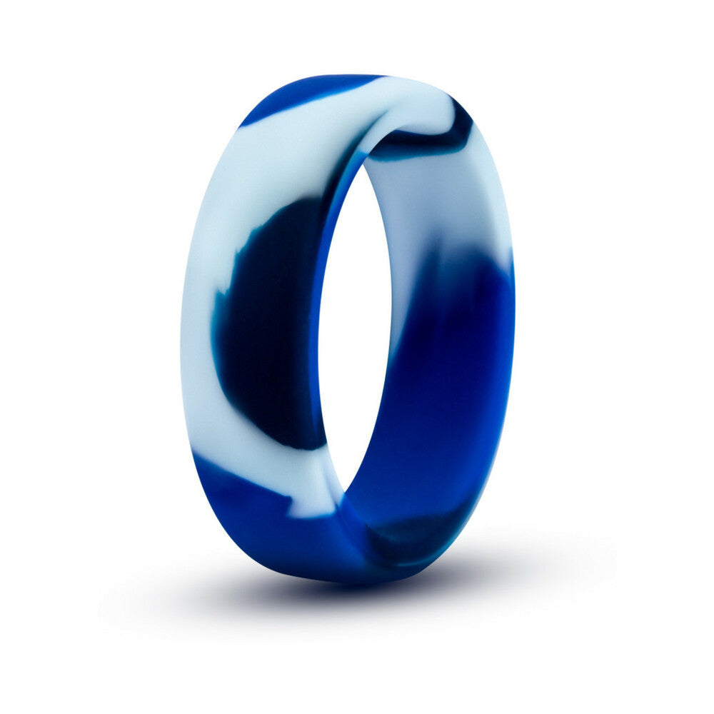 Performance - Silicone Camo Cock Ring - Blue Camoflauge