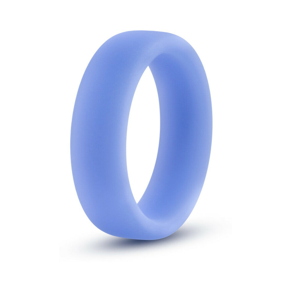 Performance - Silicone Glo Cock Ring - Blue Glow