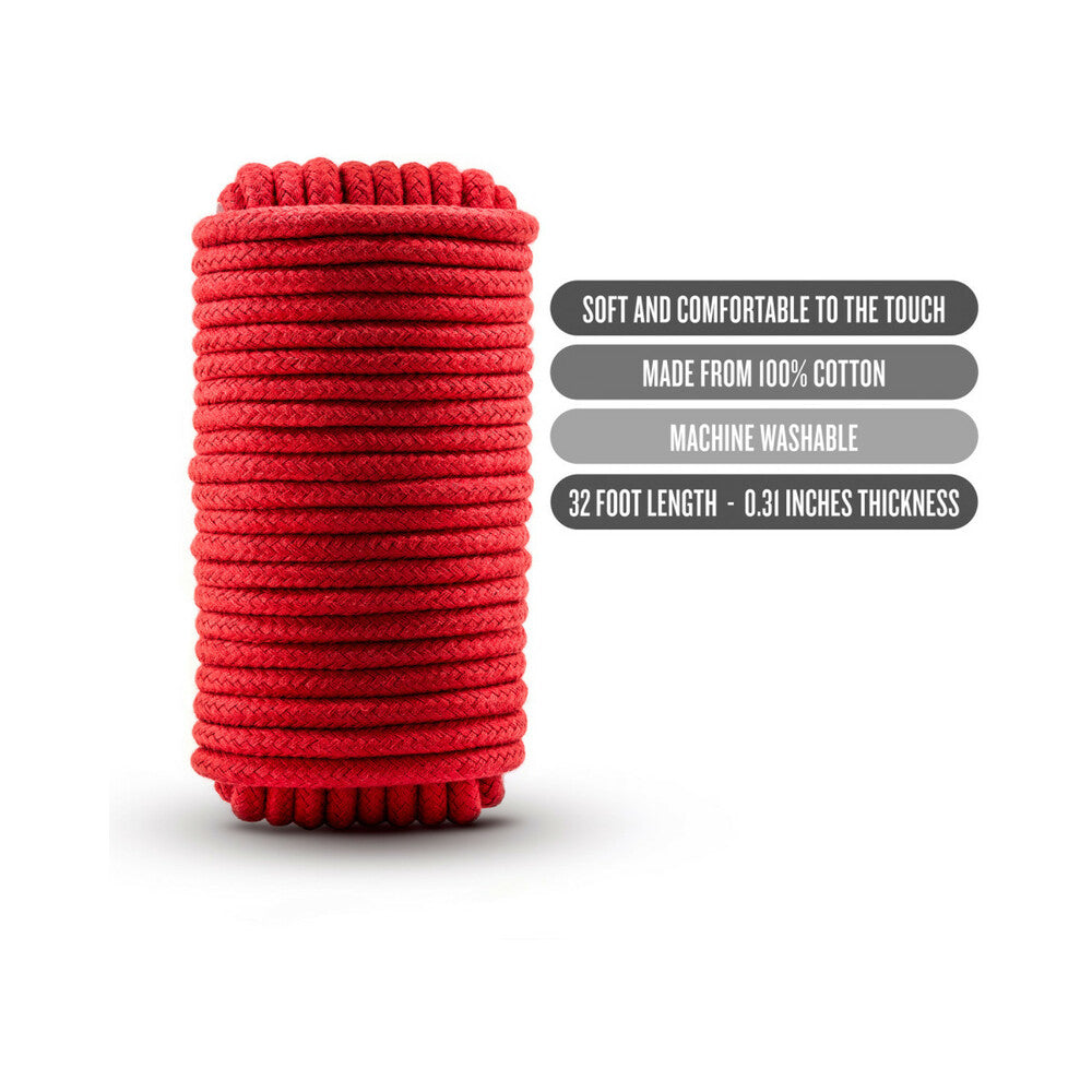 Temptasia - Bondage Rope - 32 Feet - Red