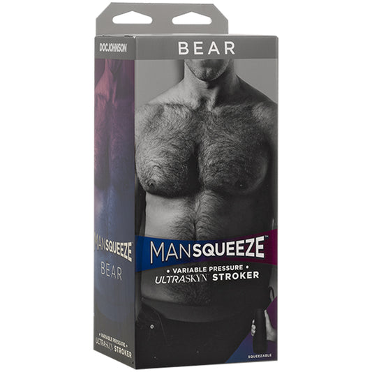 Man Squeeze Bear Ass Francois Sagat Beige Stroker