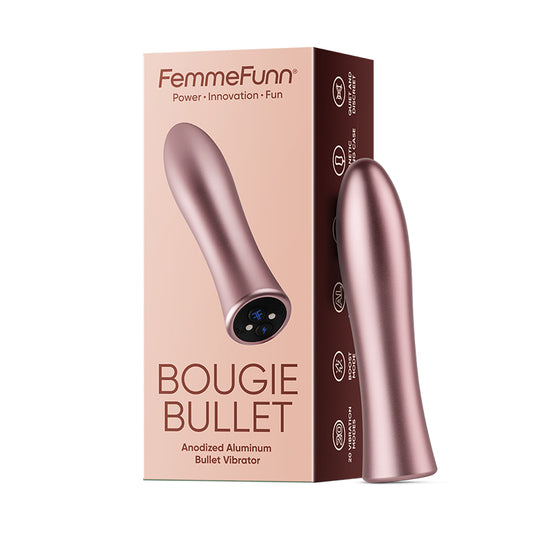 Femmefunn Bougie Bullet Vibrator Rose Gold