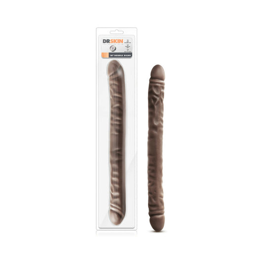 Dr. Skin - 18 Inch Double Dildo - Chocolate