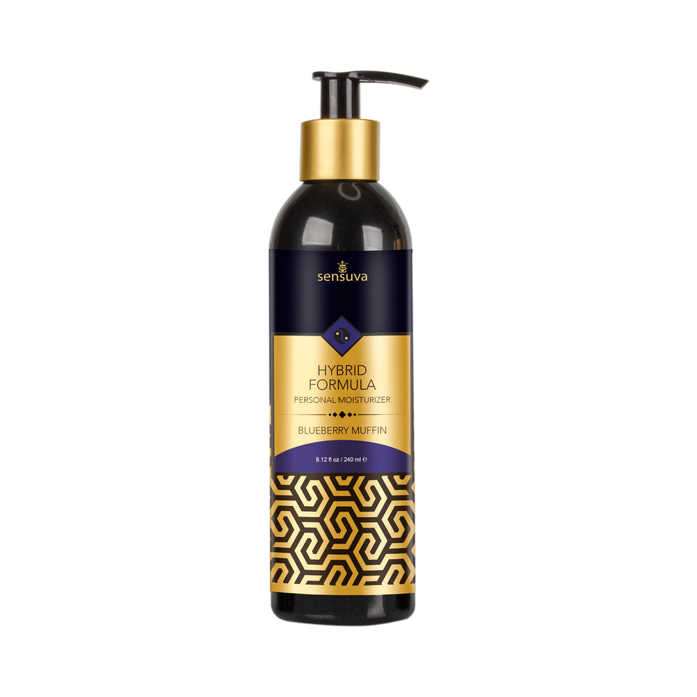 Sensuva Hybrid Personal Moisturizer - Blueberry Muffin 8 Fl. Oz. Bottle