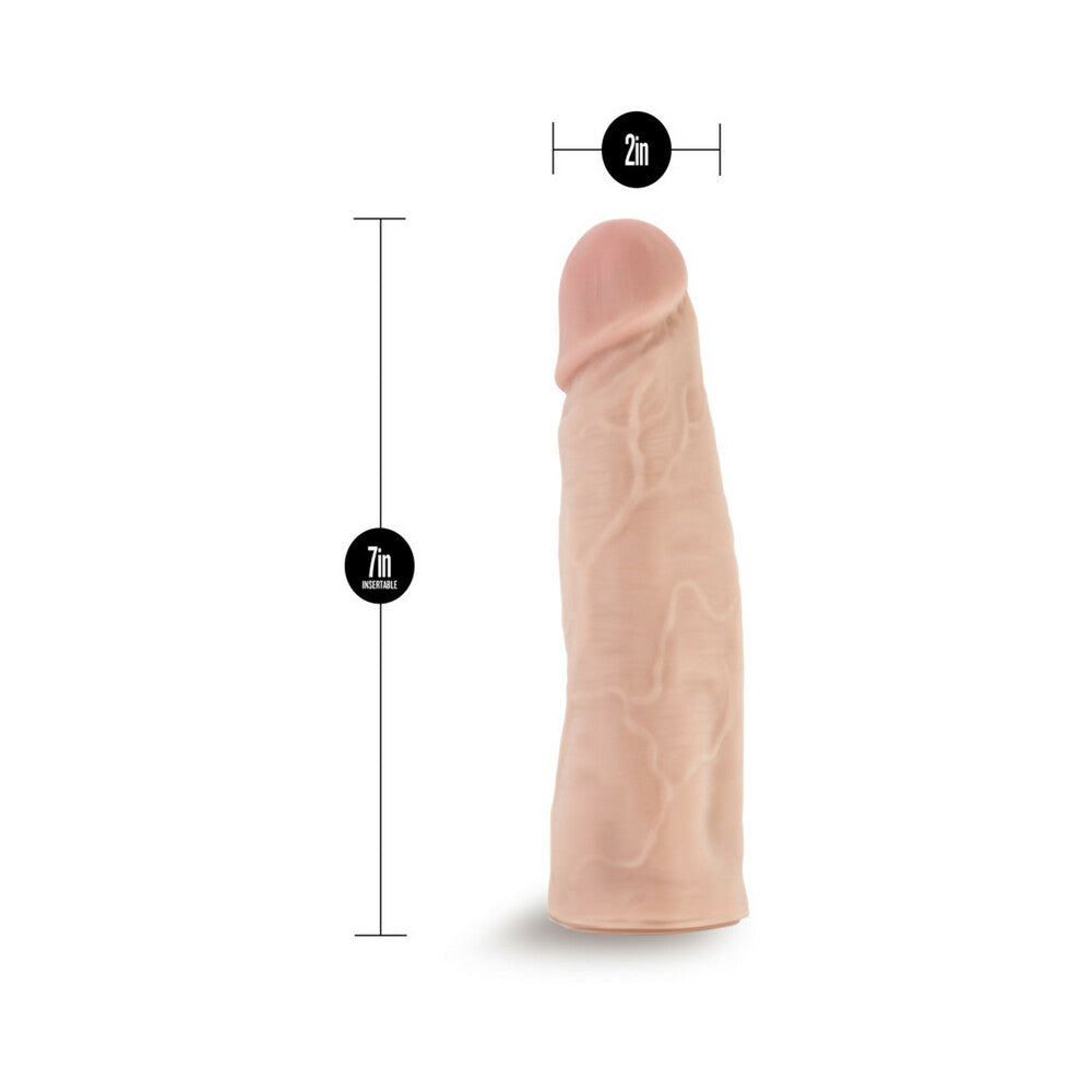 Lock On - 7 Inch Realistic Lock On Dildo - Vanilla