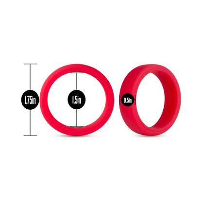 Performance - Silicone Go Pro Cock Ring - Red