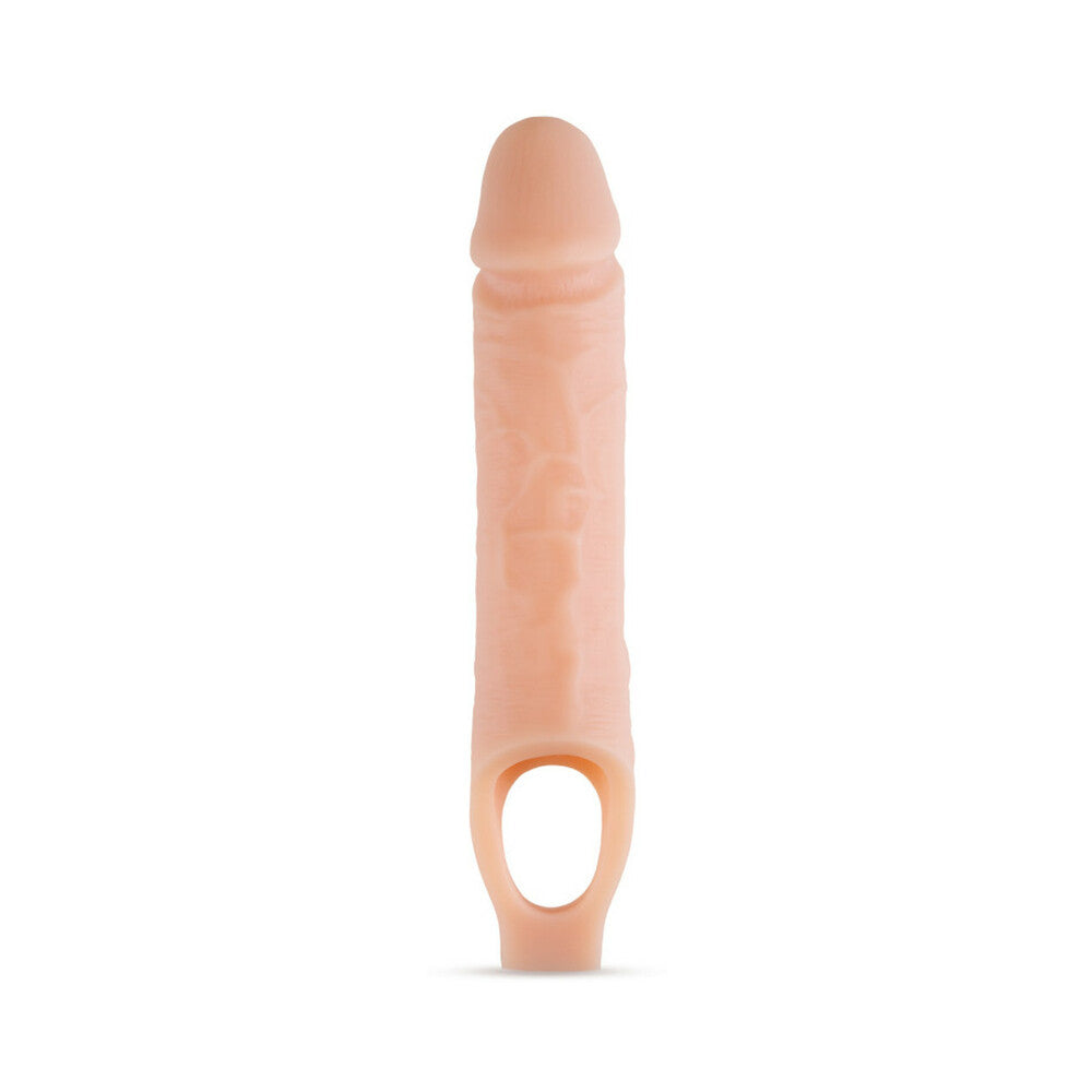 Performance Plus - 10 Inch Silicone Cock Sheath Penis Extender - Vanilla