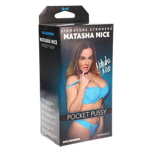 Signature Strokers - Natasha Nice - Ultraskyn Pocket Pussy Vanilla
