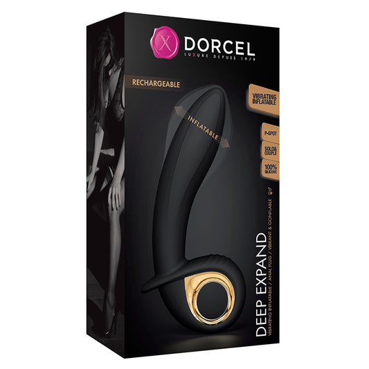 Dorcel Deep Expand Inflatable Vibrator - Black/Gold