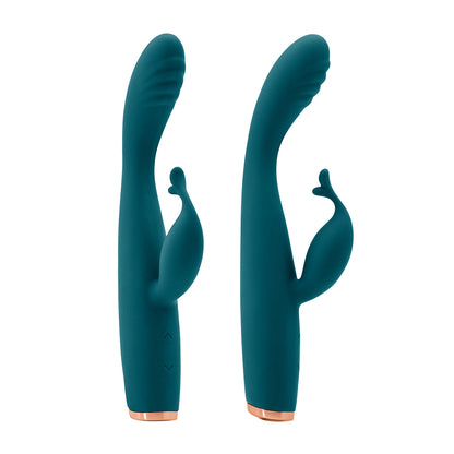 Luxe Skye Rechargeable Dual Stimulator - Green