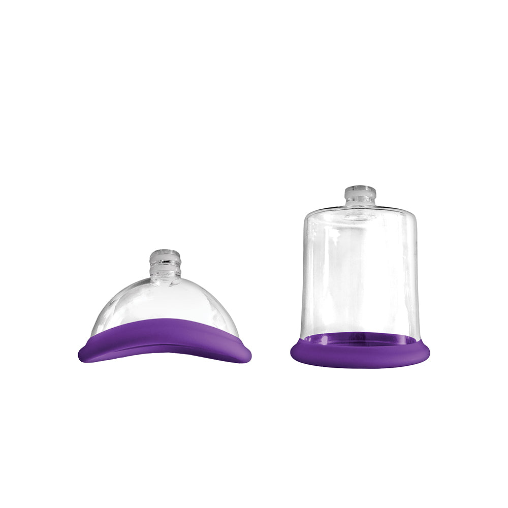 Inya Pump And Vibe With Interchangeable Suction Cups - Purple