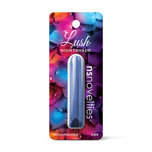 Lush Nightshade Rechargeable Bullet Vibrator - Blue