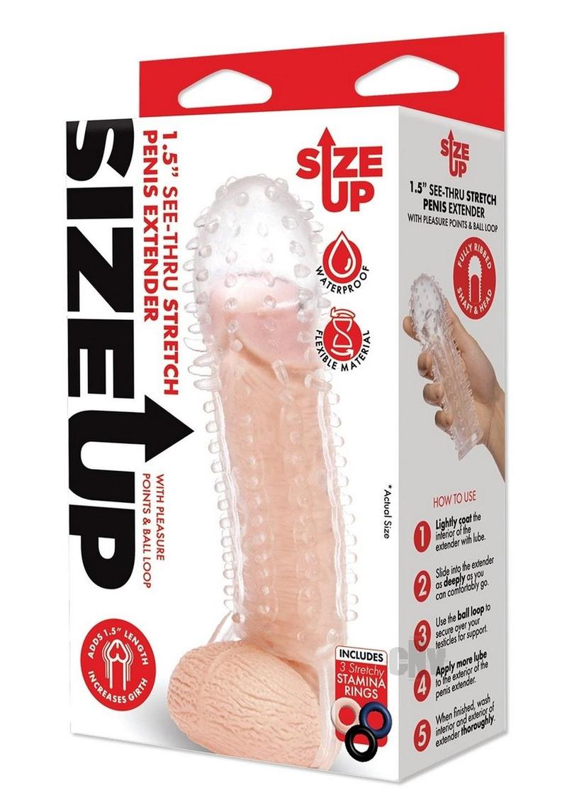 Su Clear View Penis Extender Textur 1.5 shop.literotica