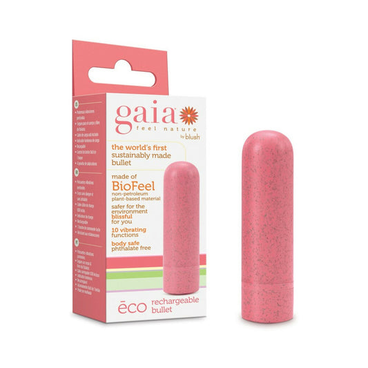 Blush Gaia Eco Rechargeable Bullet - Coral