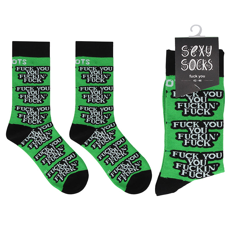 Shots Socks Fuck You M/l