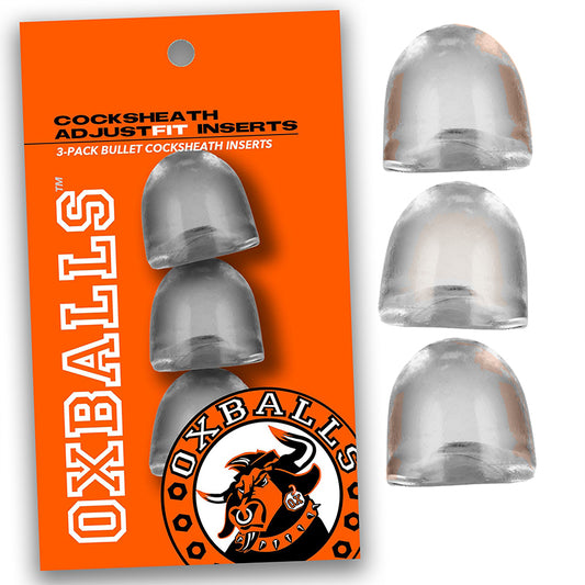 Oxballs Adjustfit Insert 3-pack Clear