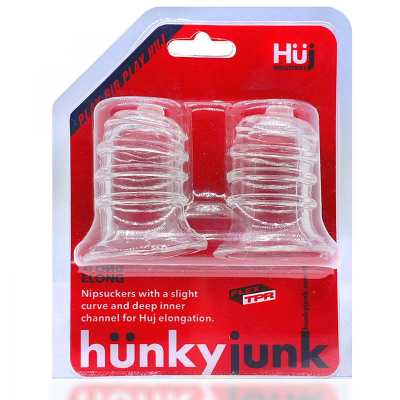 Hunkyjunk Elong Wide-base Nipsucker Clear