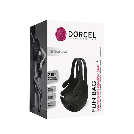 Dorcel Fun Bag Testicle Vibrator - Black