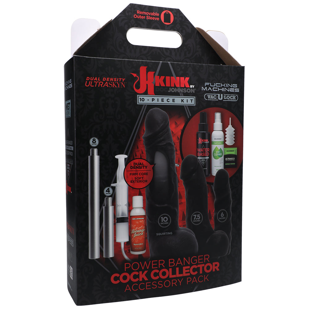 Kink Fucking Machines Power Banger Cock Collector Accessory Pack 10 