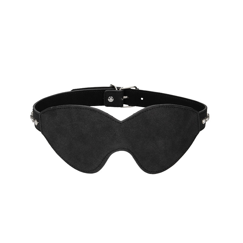 Ouch Diamond Studded Eye Mask - Black