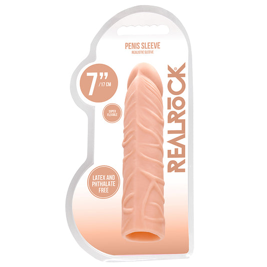 Real Rock Penis Extender - 7" - 17.5 Cm - Vanilla