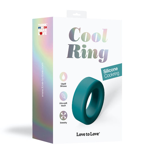 Love To Love Cockring Cool Ring Petrol Blue