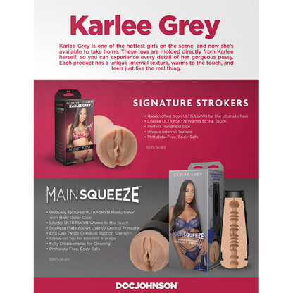 Signature Strokers Karlee Grey Ultraskyn Pocket Pussy