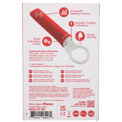 Ivibe Select Iplease Limited Edition Red
