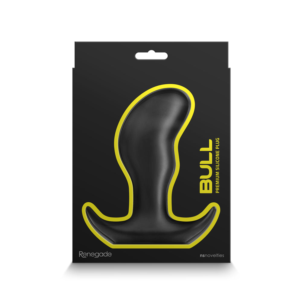 Renegade Bull Anal Plug Black Large