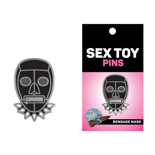 Sex Toy Pin Black Bondage Mask