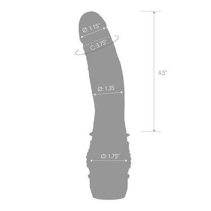Blue Line 4.75in Vibrating Anal Dildo