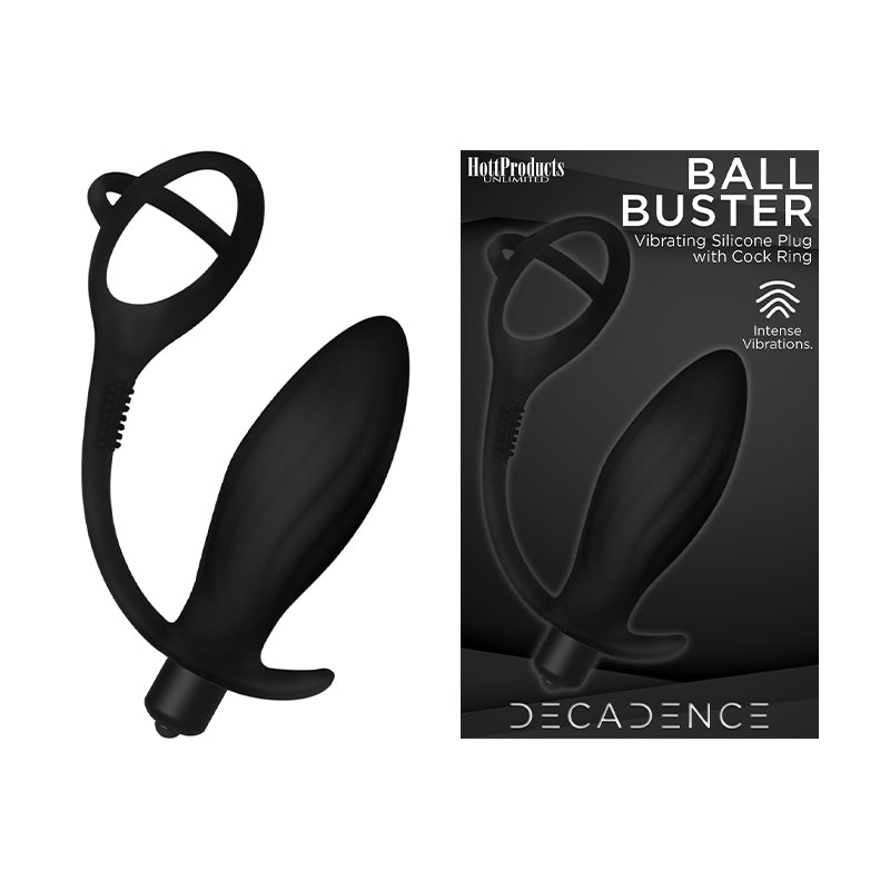 Decadence Ball Bust A.Plug W/Ring/Bulle