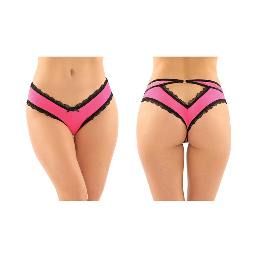 Dahlia Cheeky Hipster Panty S/M Pink