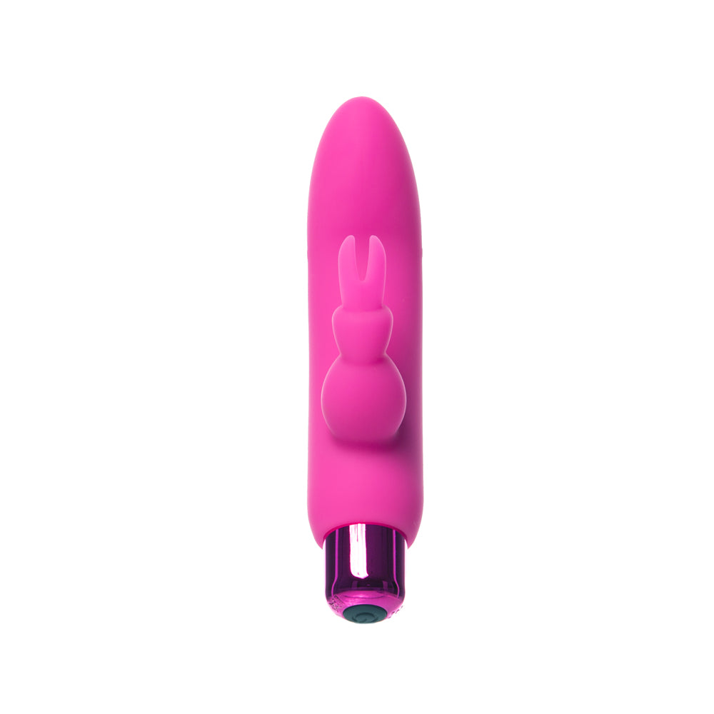 Alices Bunny Rechargeable Bullet With Removable Rabbit Sleeve Pink