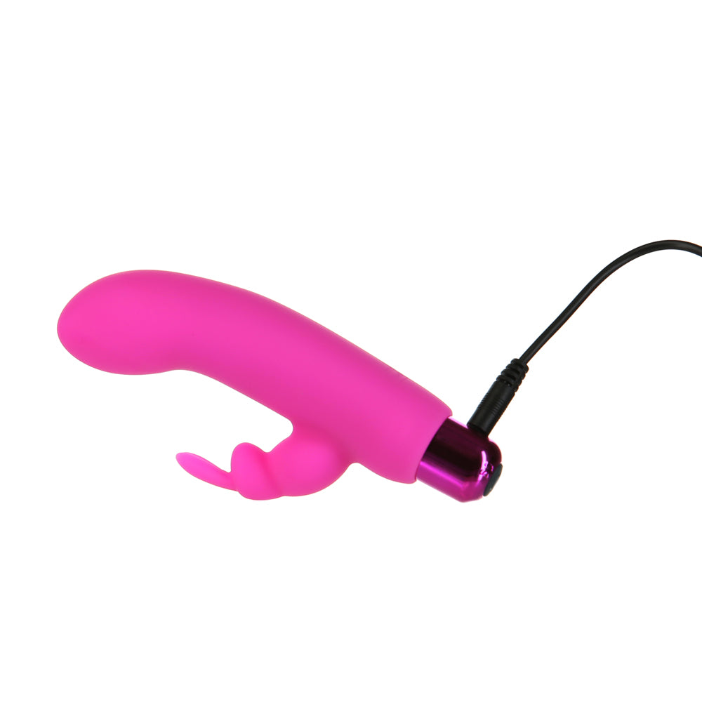 Alices Bunny Rechargeable Bullet With Removable Rabbit Sleeve Pink