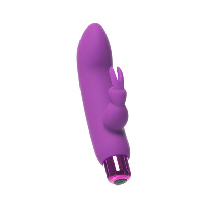 Alices Bunny Rechargeable Bullet With Removable Rabbit Sleeve Purple