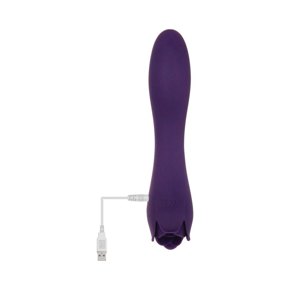 Evolved Thorny Rose Dual End Massager - Purple