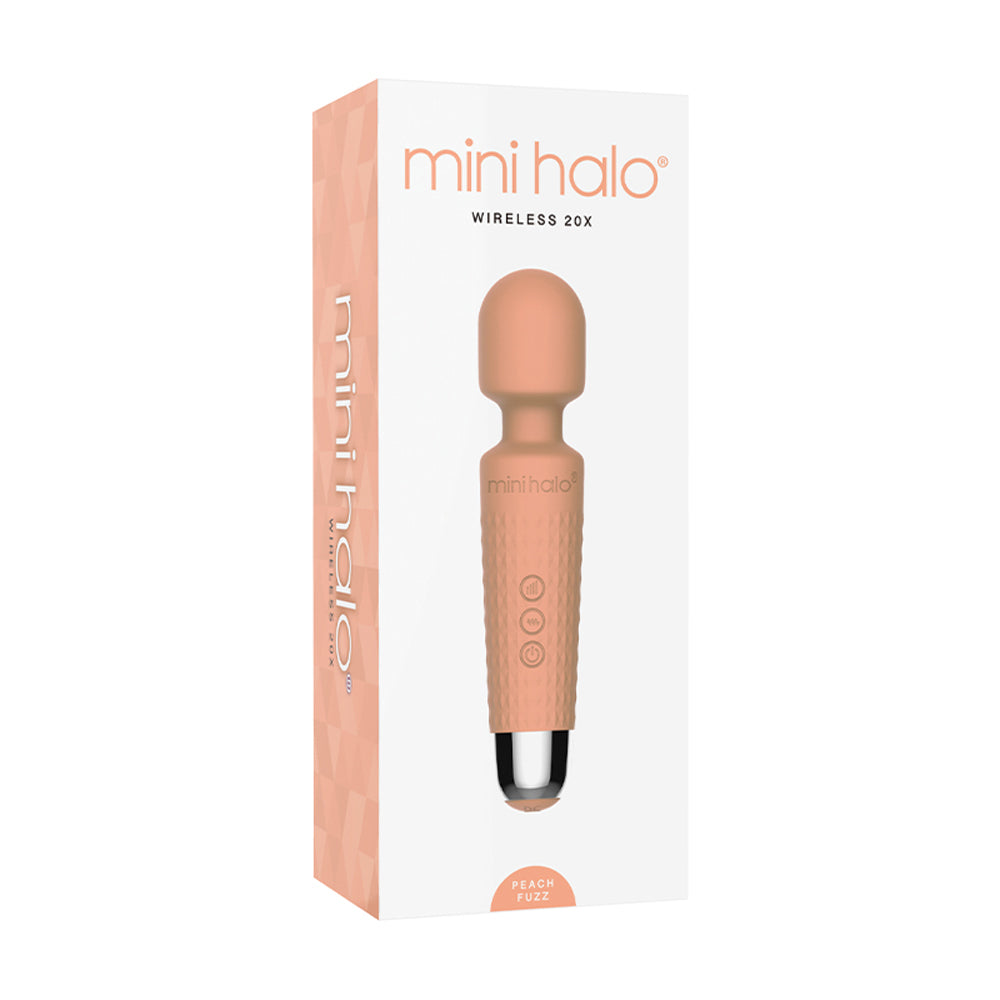 Mini Halo Wireless Wand 20x Silicone Peach Fuzz