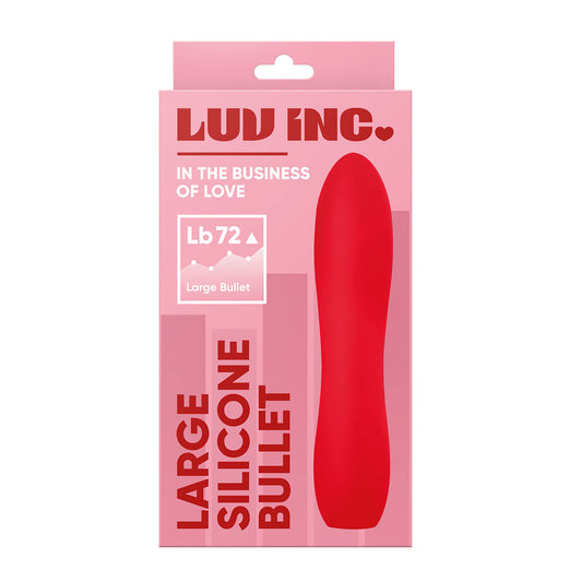 Luv Lab Lb72 Large Bullet Silicone Red