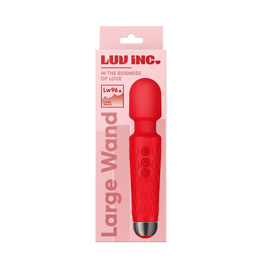 Luv Lab Lw96 Large Wand Silicone Red