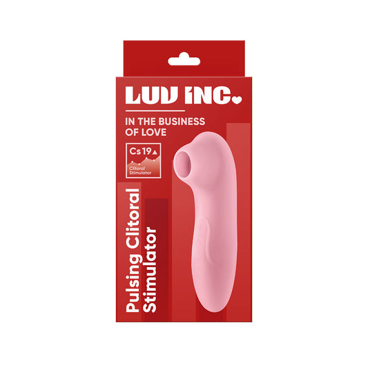 Luv Lab Cs19 Pulsing Clit Stimulator Silicone Light Pink