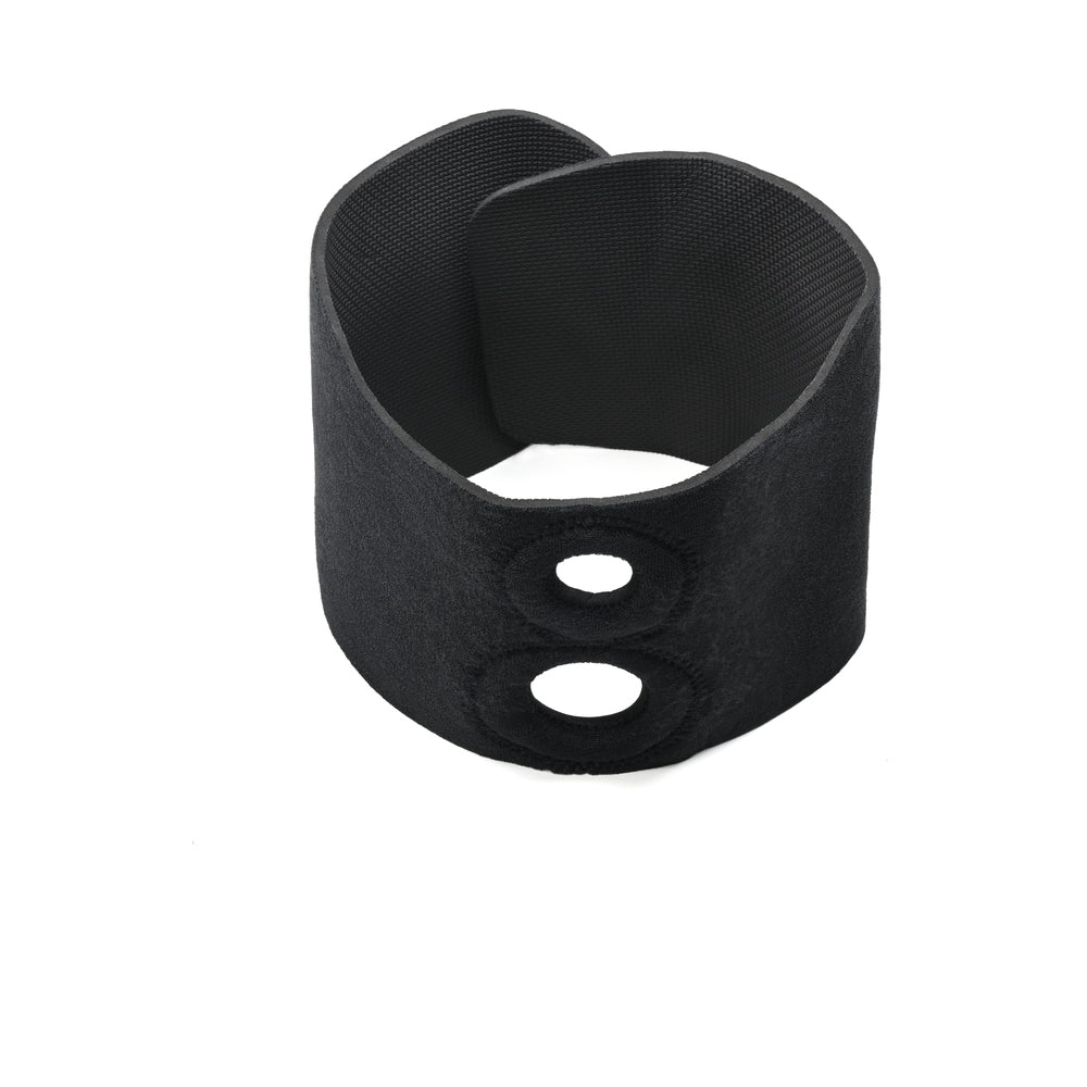 Ss Dual Penetration Thigh Strap-on Harness Black